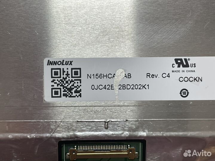 Матрица 15.6 slim 30pin N156HCA-EAB Rev. C4