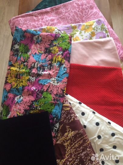 Отрезы разной ткани