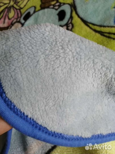 Плед детский плюшевый