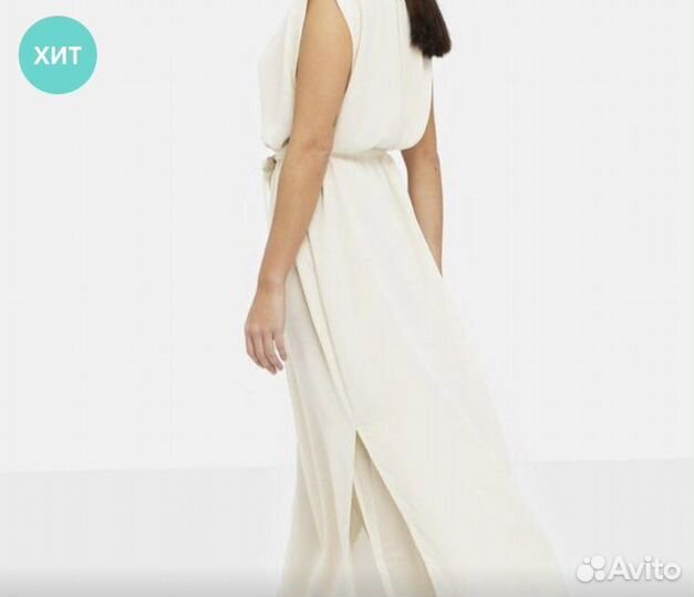 Креп шифон ткань молочный