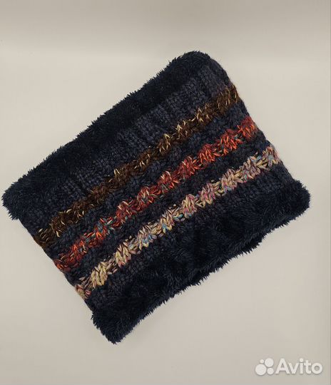 Тёплые шапочка и снуд