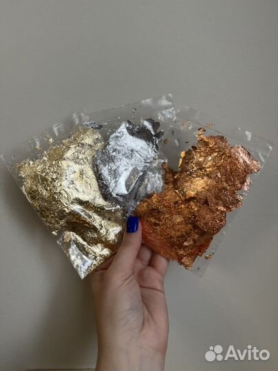 Поталь для творчества в хлопьях