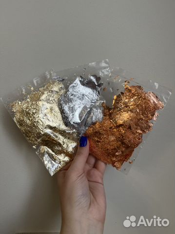 Поталь для творчества в хлопьях