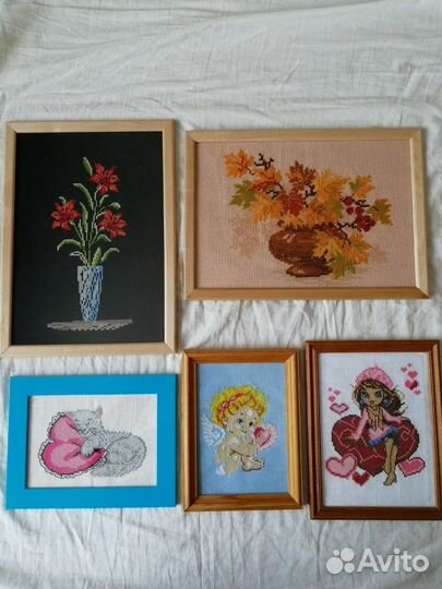 Готовая картина Вышивка крестом