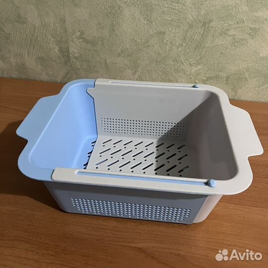 Раздвижная сушилка для мойки, дуршлаг