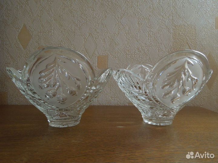 Вазы хрустальные