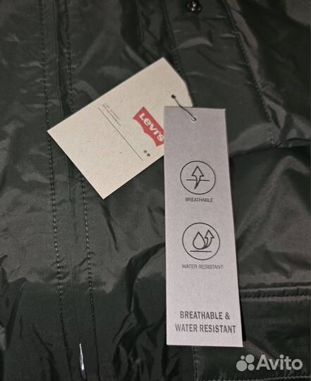 Куртка Levis Military р 2XL капюшон новая болотная