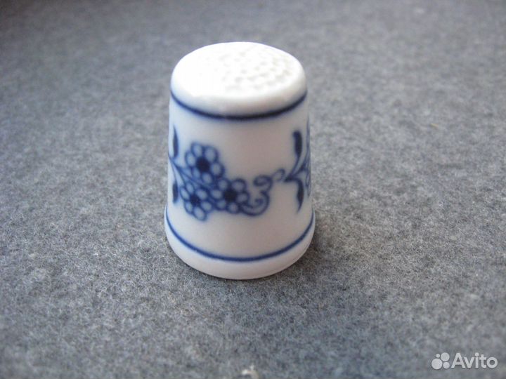 Старинный наперсток фарфор ручная роспись мейсен