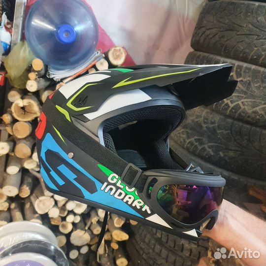 Мотошлем кроссовый