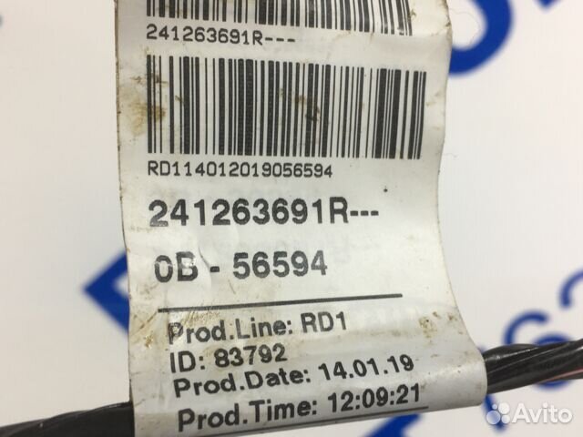 Проводка двери задняя правая renault duster рест 1