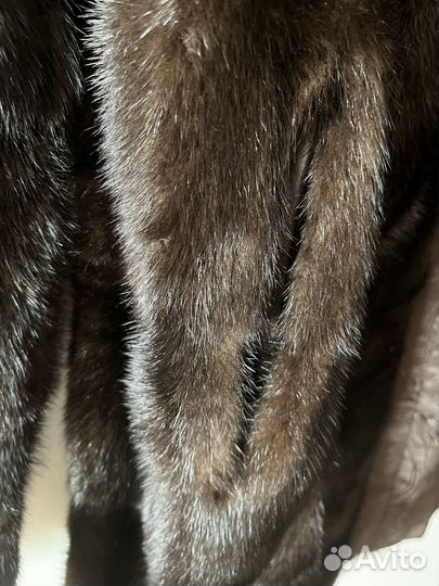 Шуба норковая 42 44 поперечка