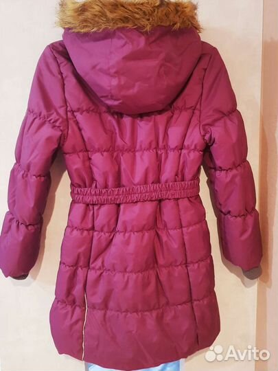 Зимнее пальто для девочки 140