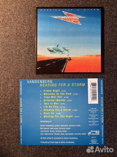 CD (rus) Vandenberg - Heading For A Storm (1983)