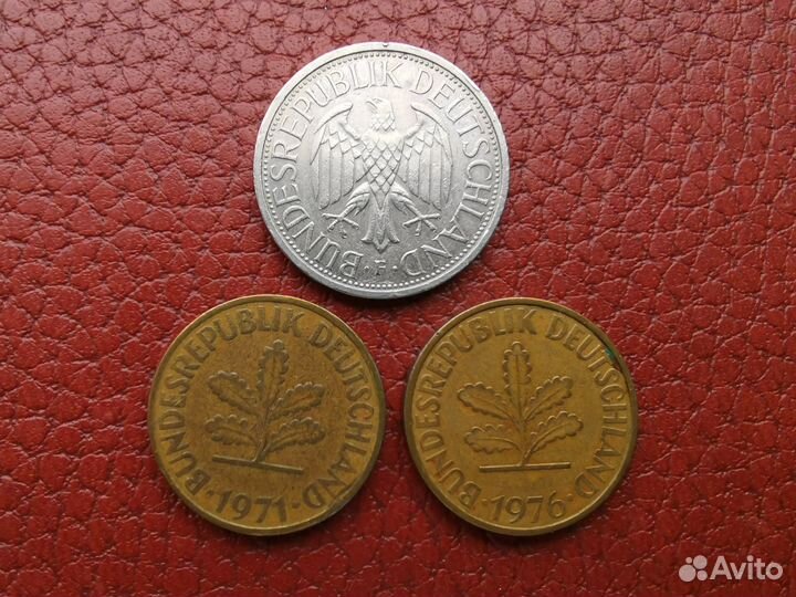 Монеты Германии, Кипра, Англии и США