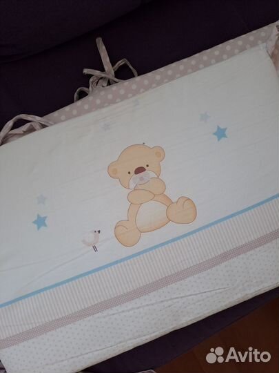 Бортики в кроватку и балдахин