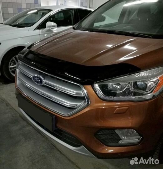 Дефлектор капота темный ford Kuga 2016- / Форд Куга