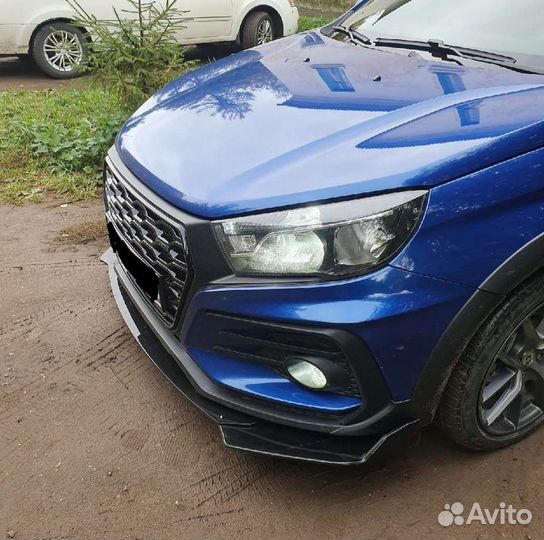 Сплиттер губа переднего бампера