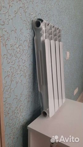 Радиатор отопления алюминиевый и крепления