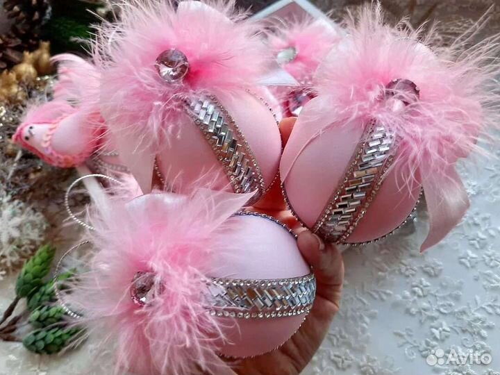 Шары на елку ручной работы