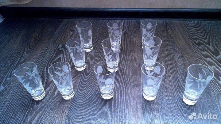 Стеклянные стопки
