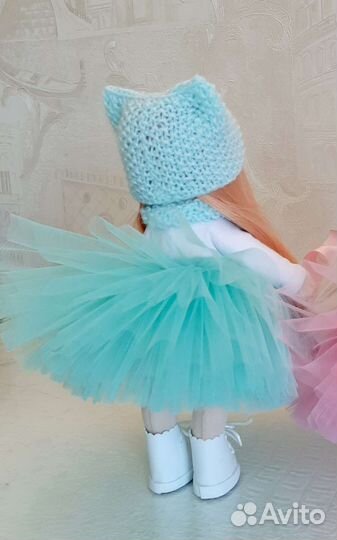 Кукла текстильная, интерьерная, ручной работы