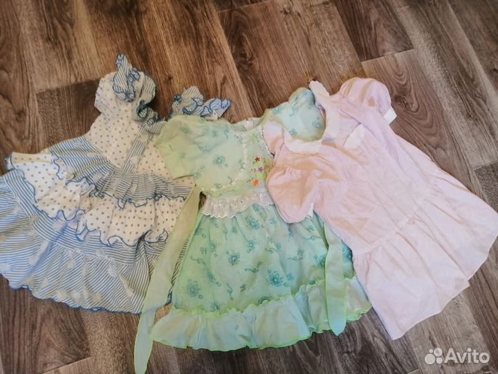 Детские вещи пакетом для девочек 104 110