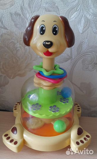 Юла-погремушка Собачка