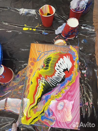 Мастер-класс по живописи с поталью, арт-вечеринки