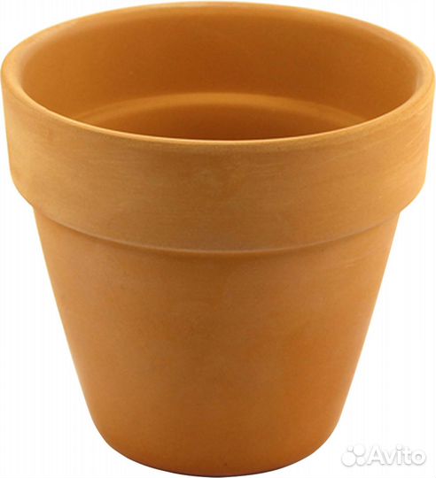 Горшок цветочный 27 см, v7 л, глина, цвет коричнев