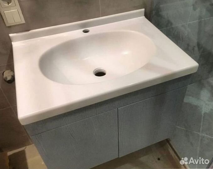 Столешница для ванной и кухни из искуственного кам