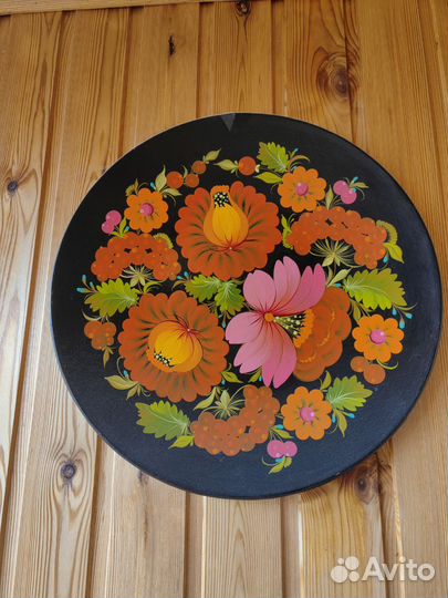 Винтажная декоративная тарелка
