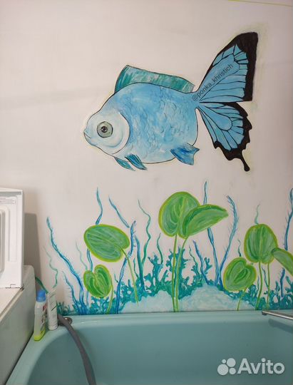 Роспись мебели и стен