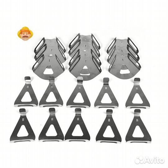 Зажим крышек ско, набор 10 шт