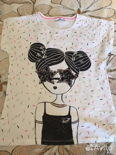 Футболки для девочки 12-13 M&S пакет