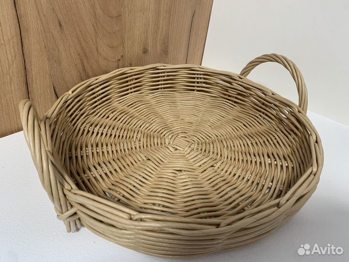 Поднос плетеный, корзина для фруктов