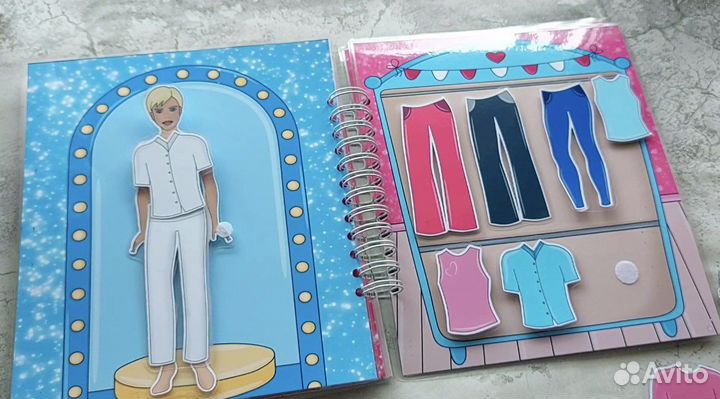Альбом на липучках Барби