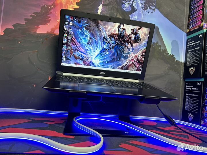 Игровой ноутбук Acer i5 GTX 1050 20GB озу SSD