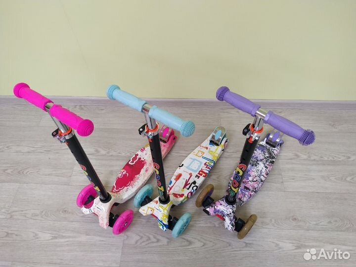 Самокаты детские Макси с принтом