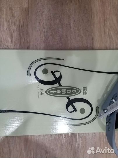 Сноуборд с креплениями 164