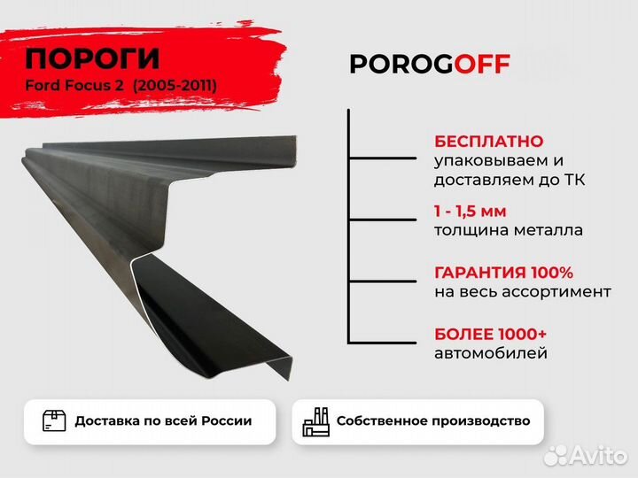 Ремонтные пороги Ford Focus 2 Универсал