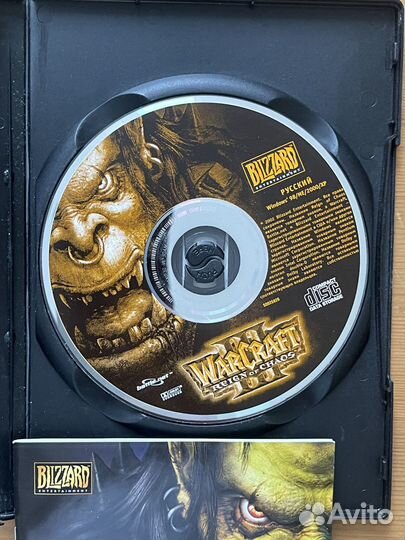Warcraft 3 Reign of Chaos Лицензия DVD Box Торг