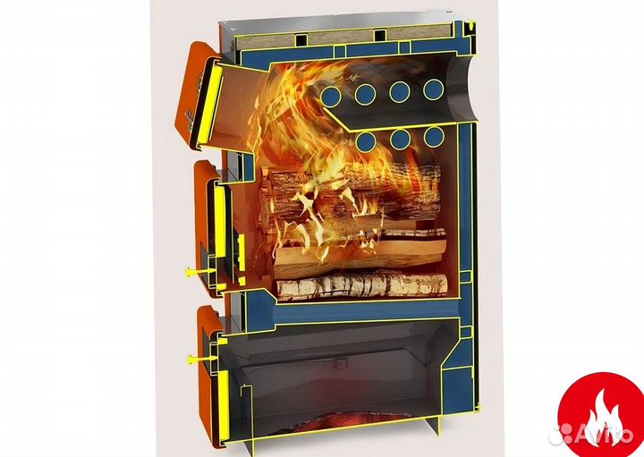 Твердотопливный котел теплодар куппер про-28 (2.0)