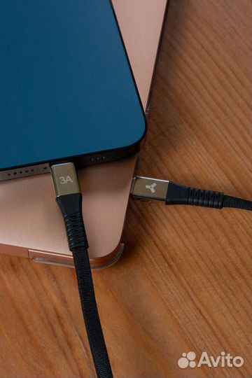 Кабель Accesstyle CL30-F200SS Type-C Lightning B