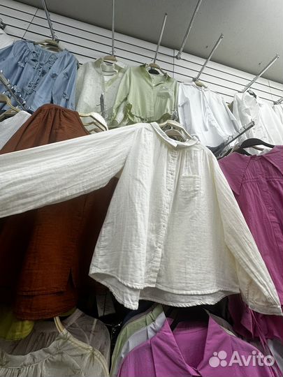 Рубашка белая женская