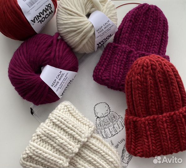 Шапка женская из перуанской шерсти 56-58