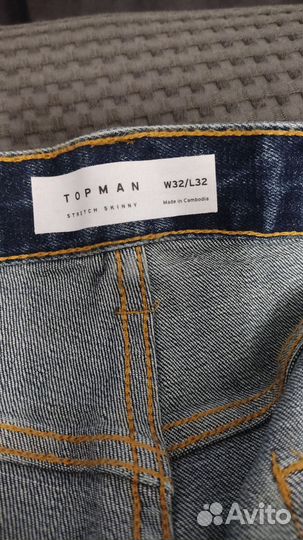 Джинсы Topman Stretch Skinny. 32/32. Оригинал