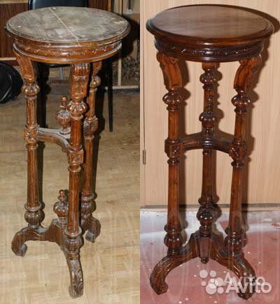 Реставрация мебели из натурального дерева