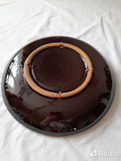 Настенная тарелка-панно, керамика,из СССР