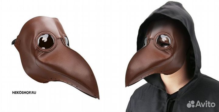 Маска Чумной доктор broun