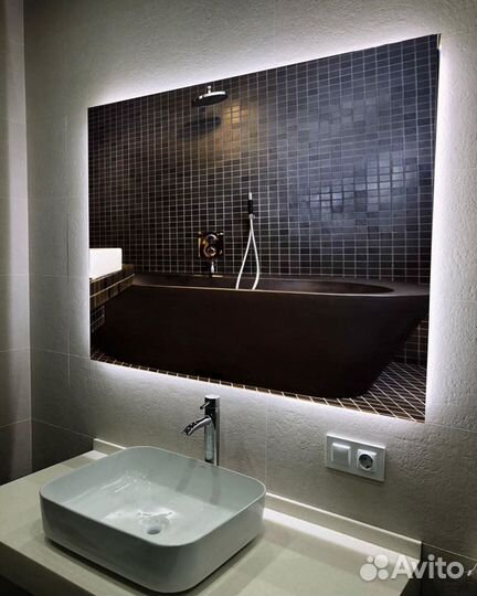 Зеркало в ванную с подсветкой Santiago